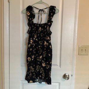 New with tags wild fable floral black mini dress
